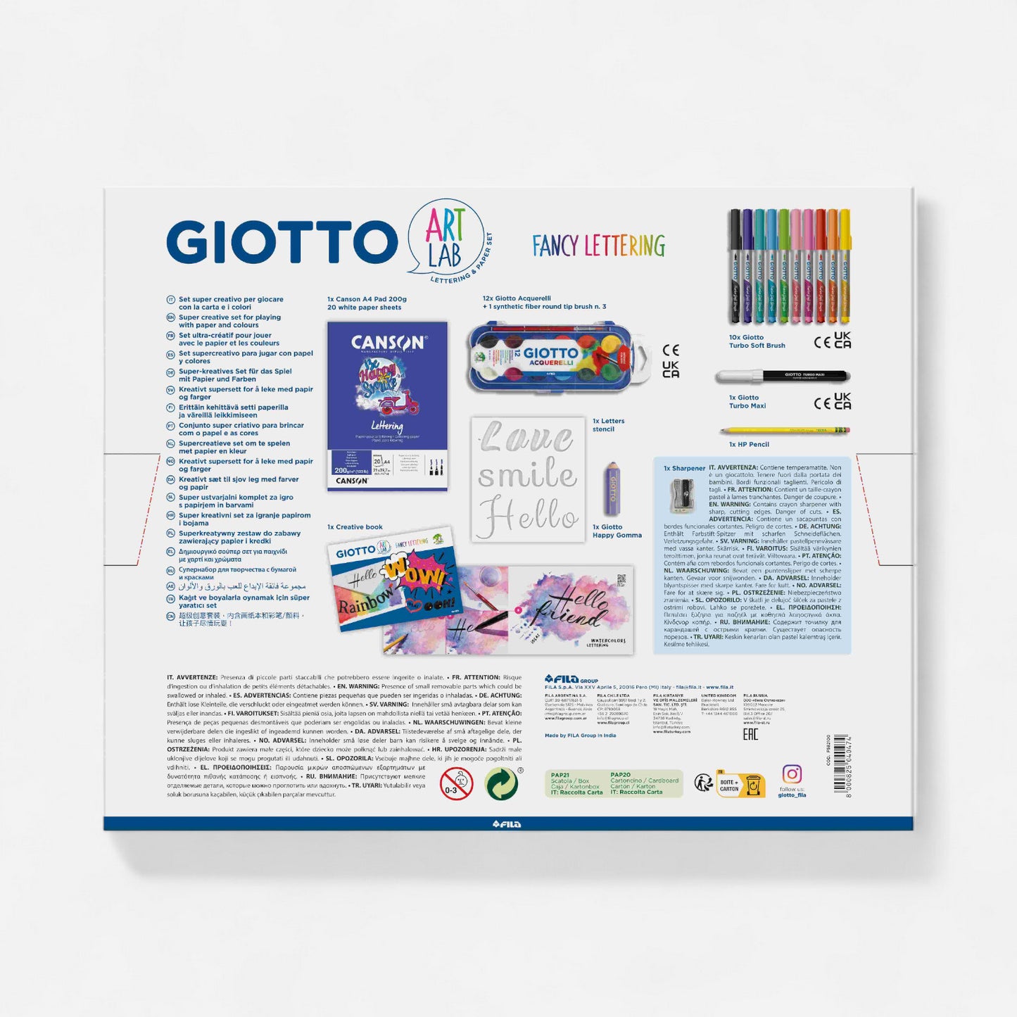 Giotto Art Lab - Fancy Lettering