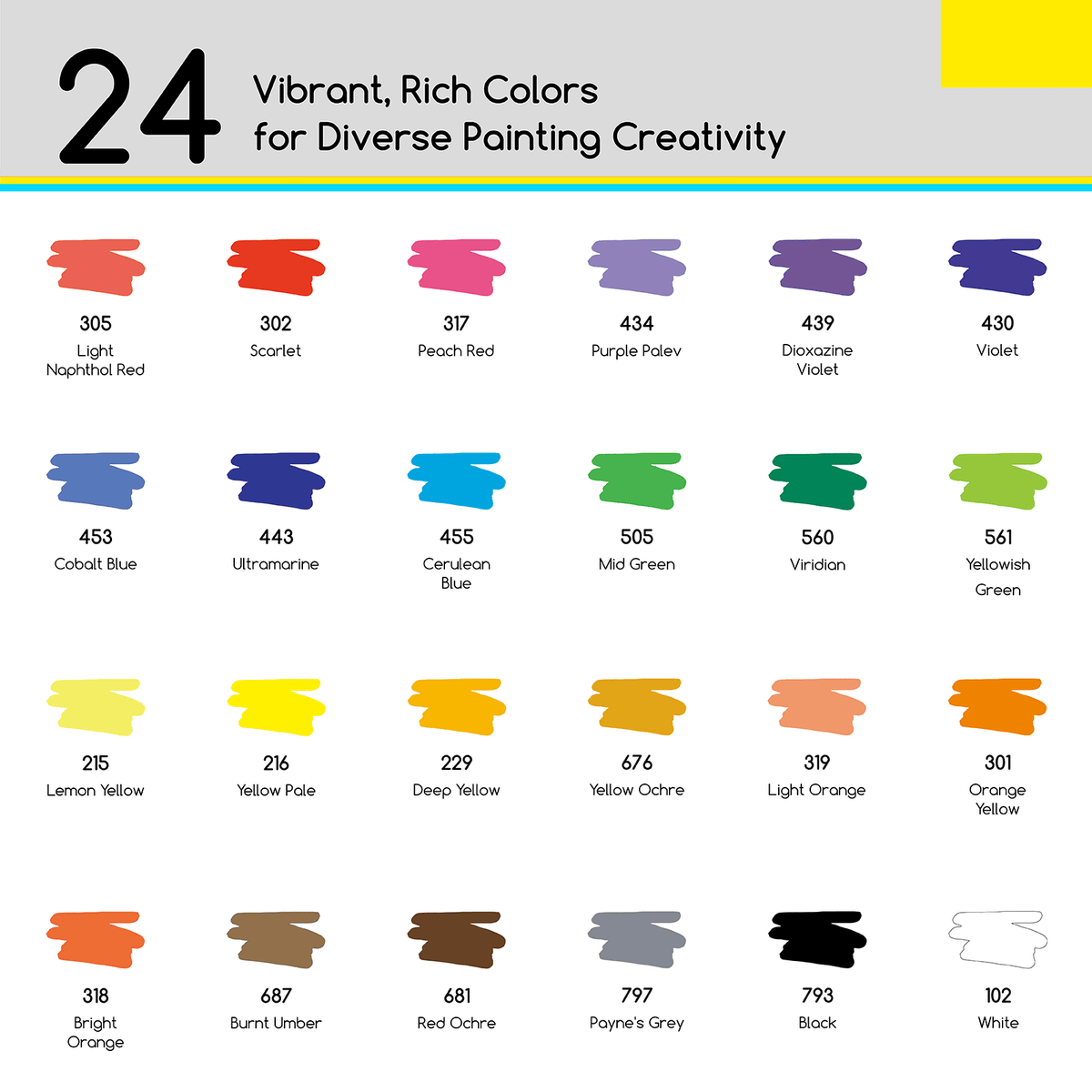 MEEDEN Acrylic Brush Marker Set