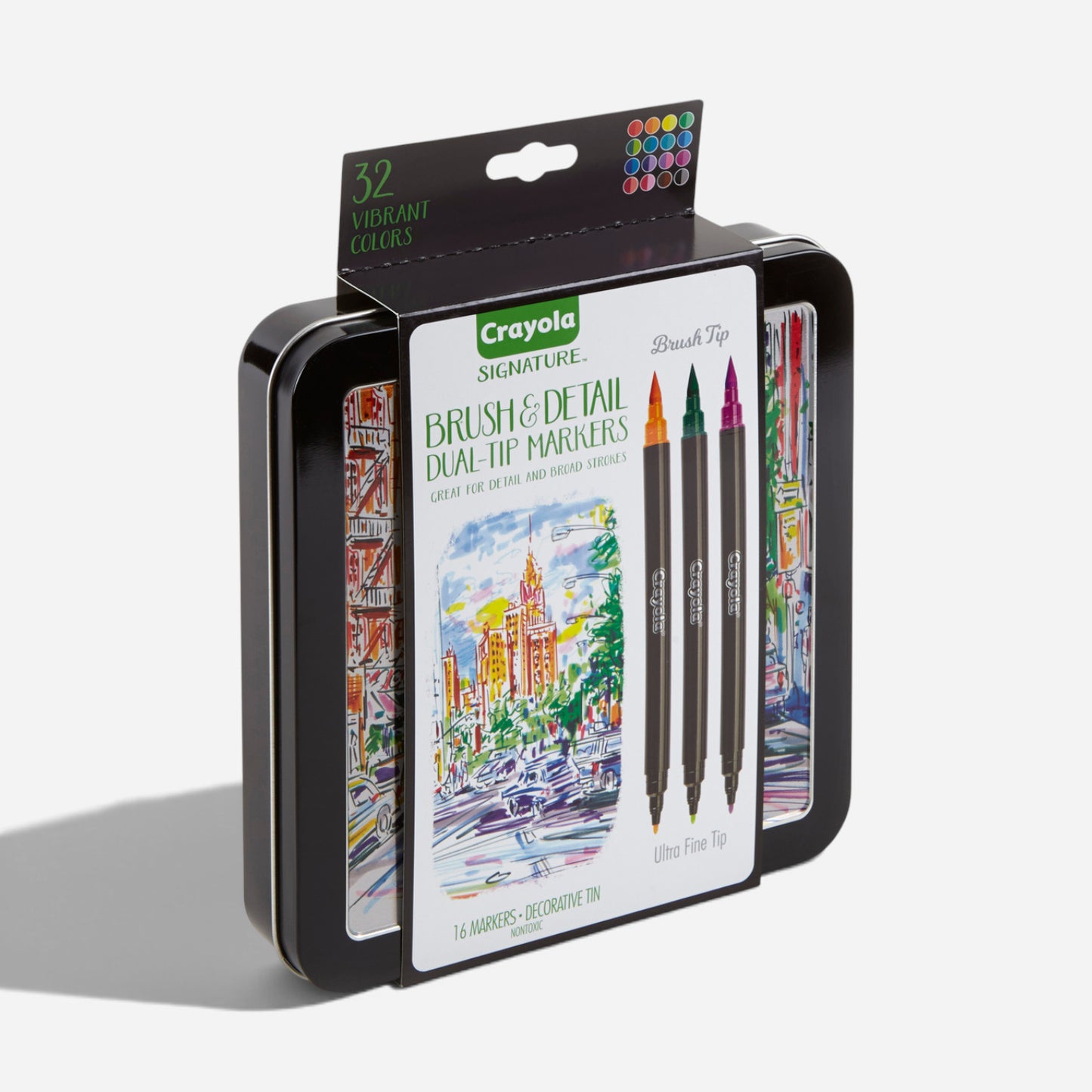 Crayola Signature Brush & Detail Dual-Tip Markers