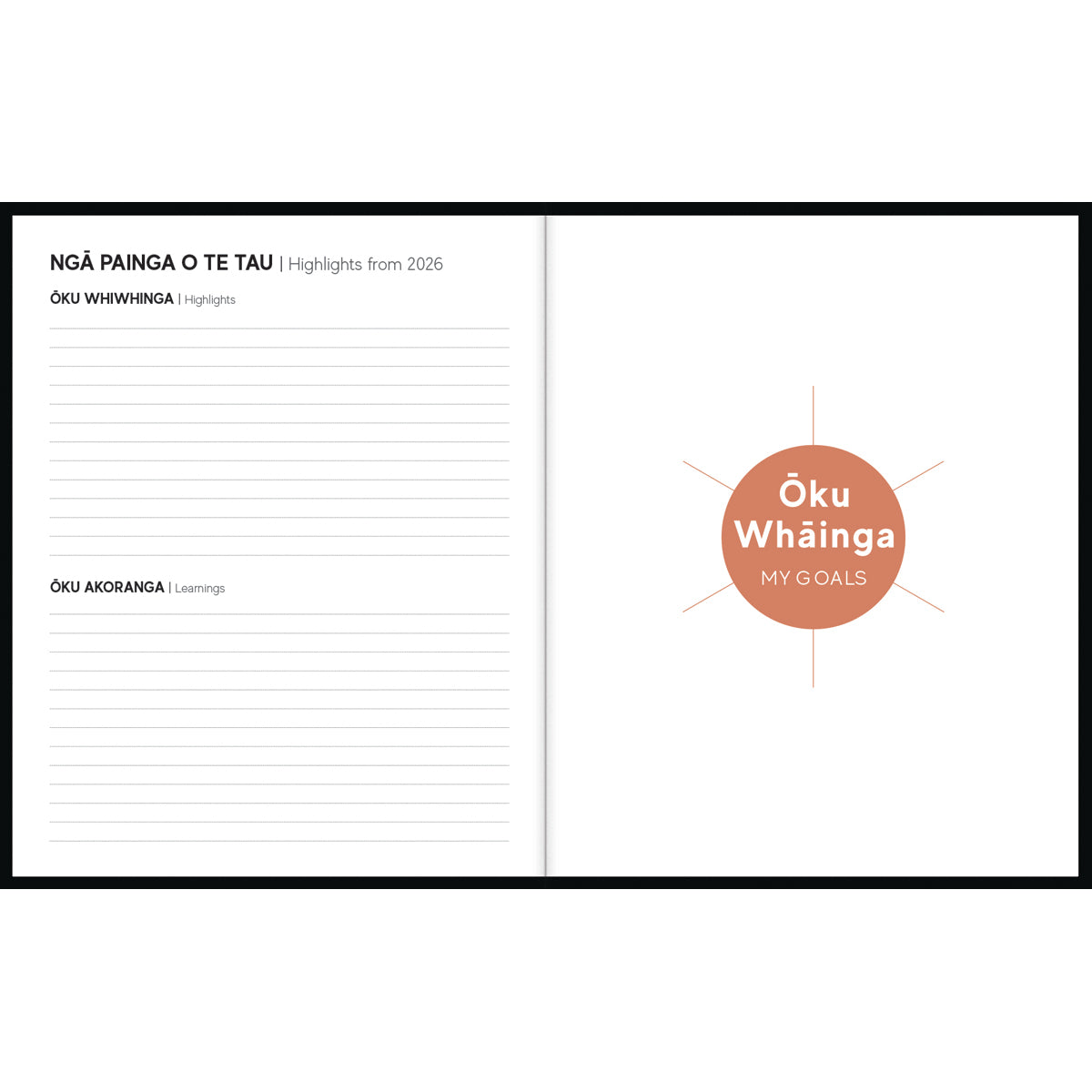 Tuhi Mahere ā Marama Monthly Planner Softcover 2027