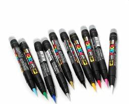 Uni POSCA Marker Pen Brush Tip