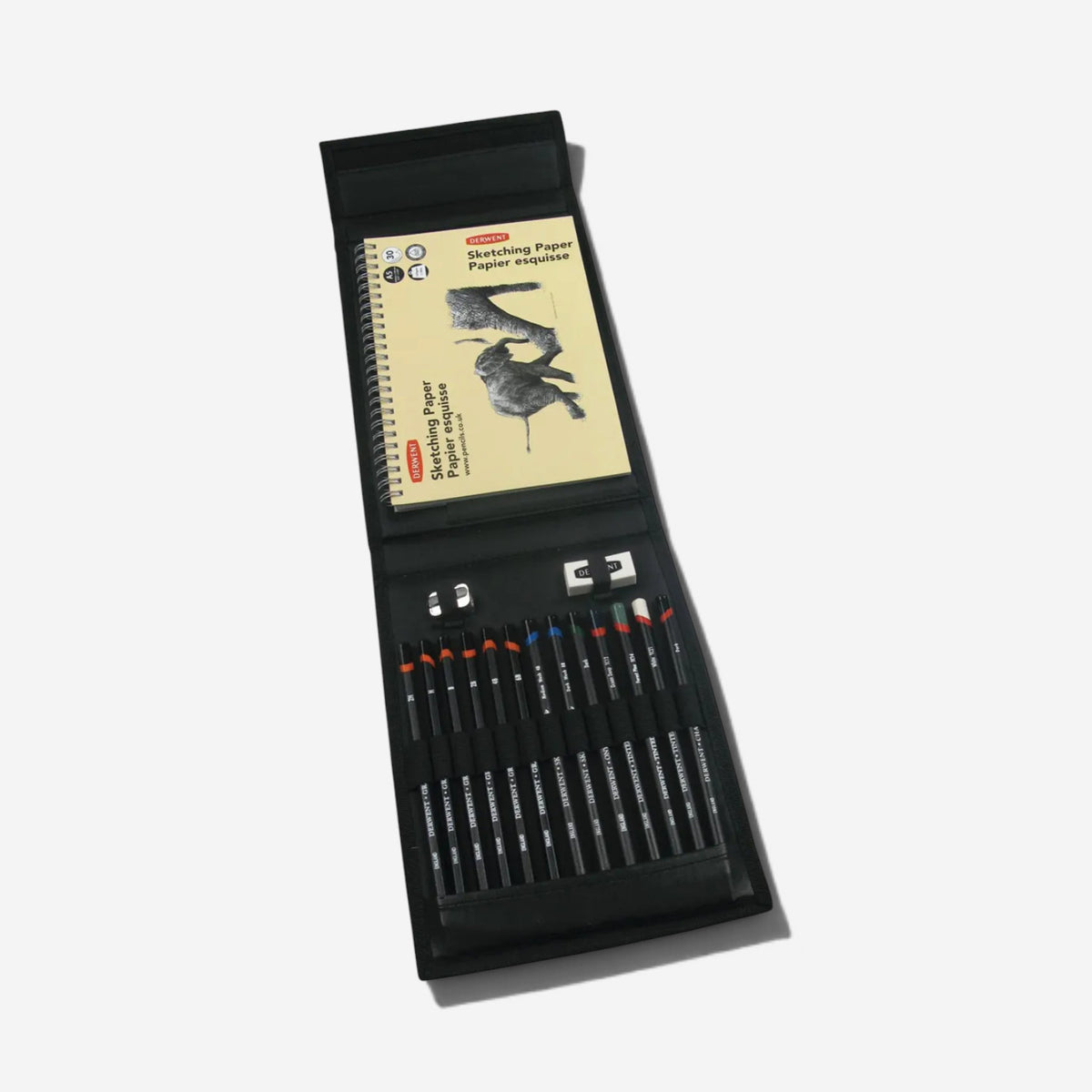 Derwent Sketching Wallet 17 pcs Set