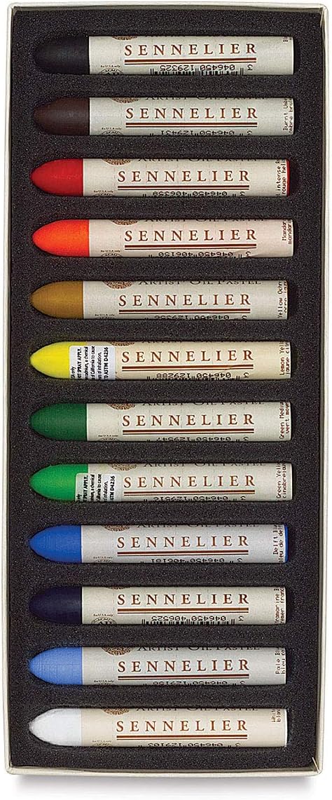Sennelier Solid Oil Pastels 12 Introductory Colours