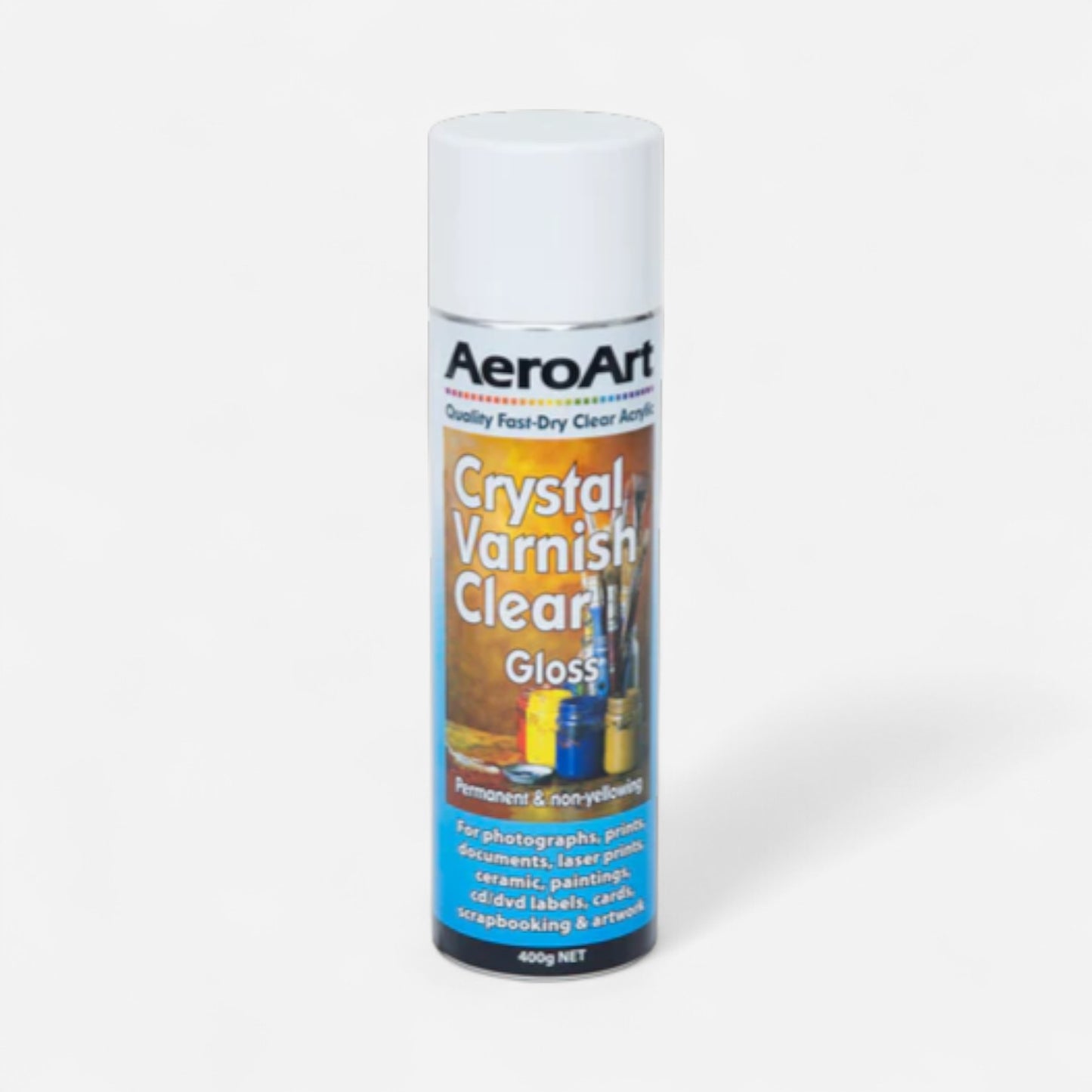AeroArt Crystal Clear Fast-Drying Spray Varnish