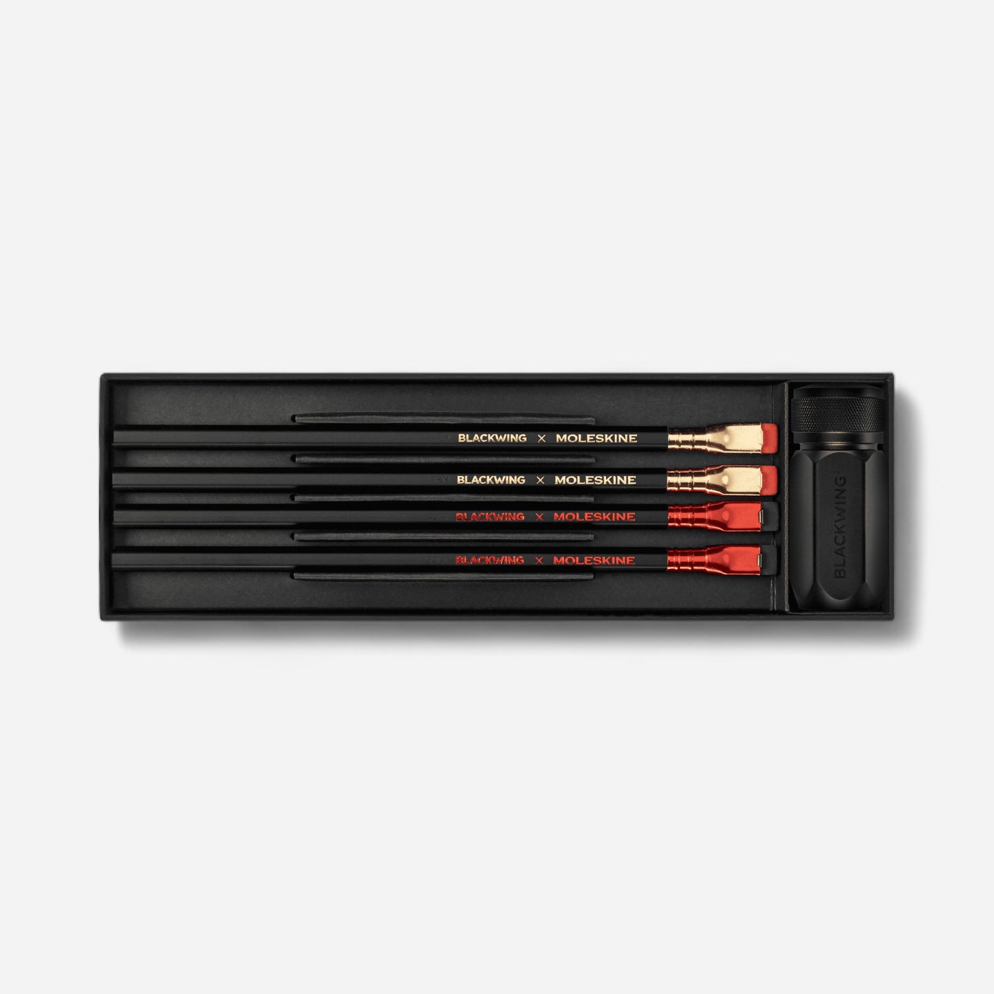 Blackwing X Moleskine Pencil & Sharpener Set