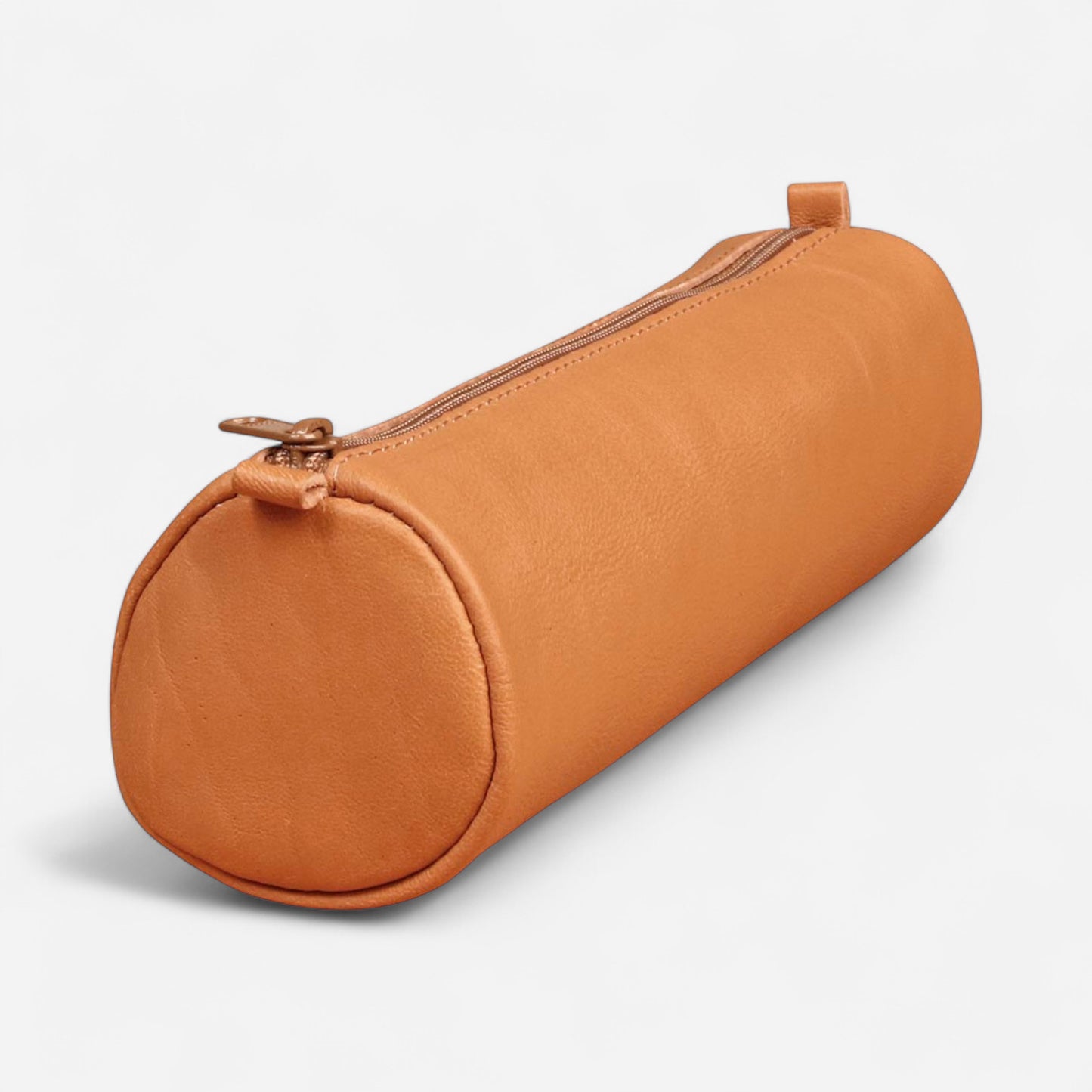 Clairefontaine Soft Leather Pen Pencil Case Round