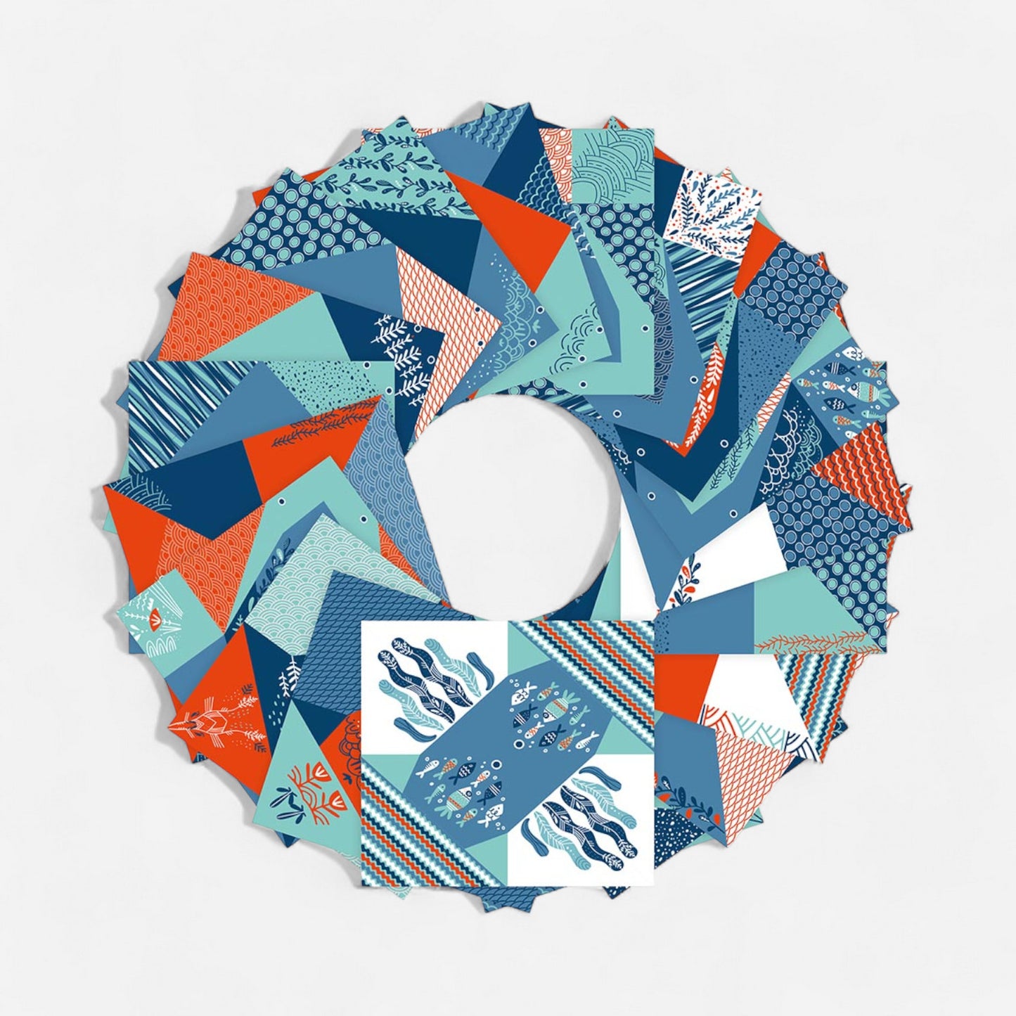 Clairefontaine Origami Kit 60sheets - Marine Wildlife