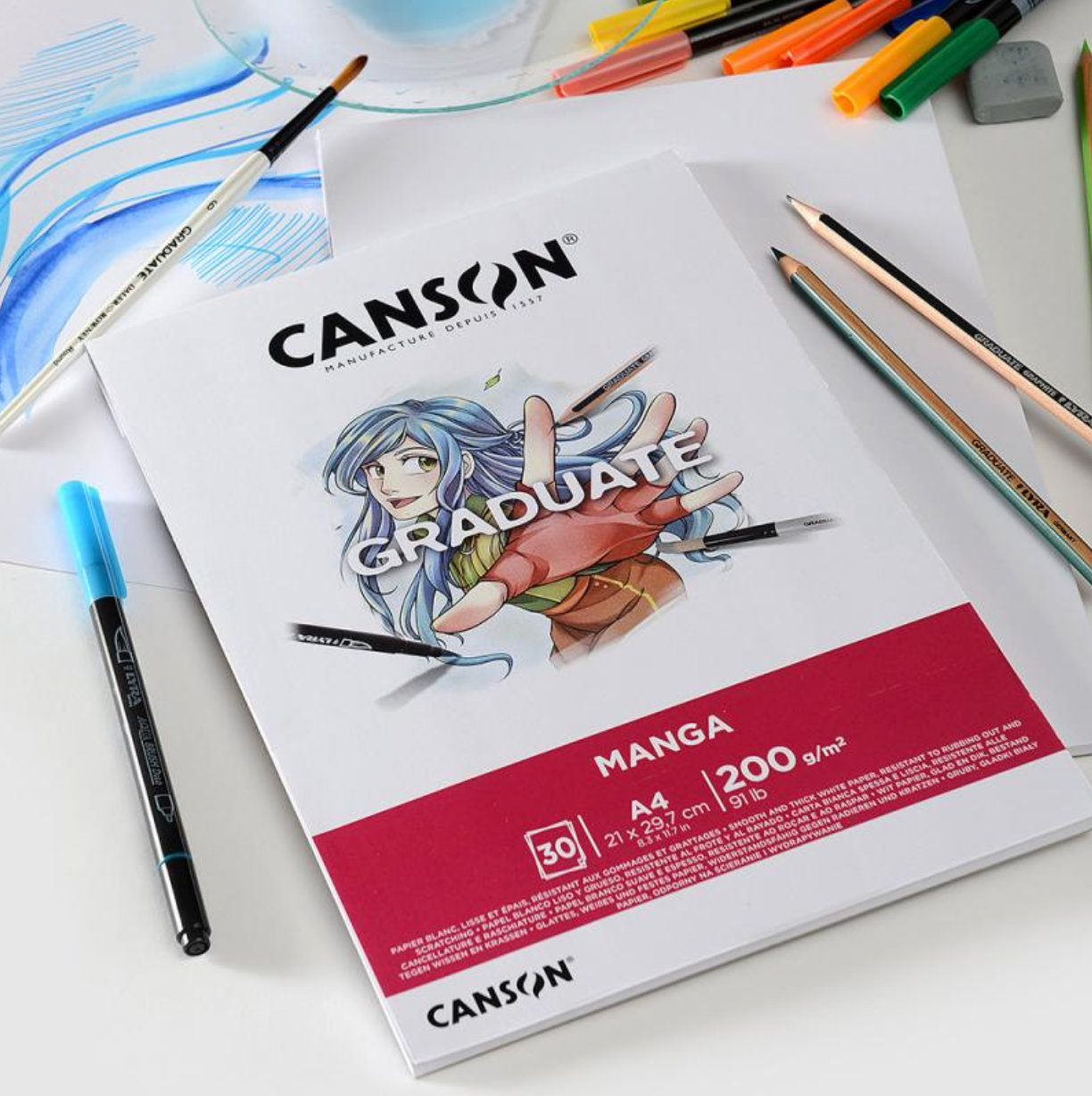 Canson Graduate Manga Pad A3 200gsm