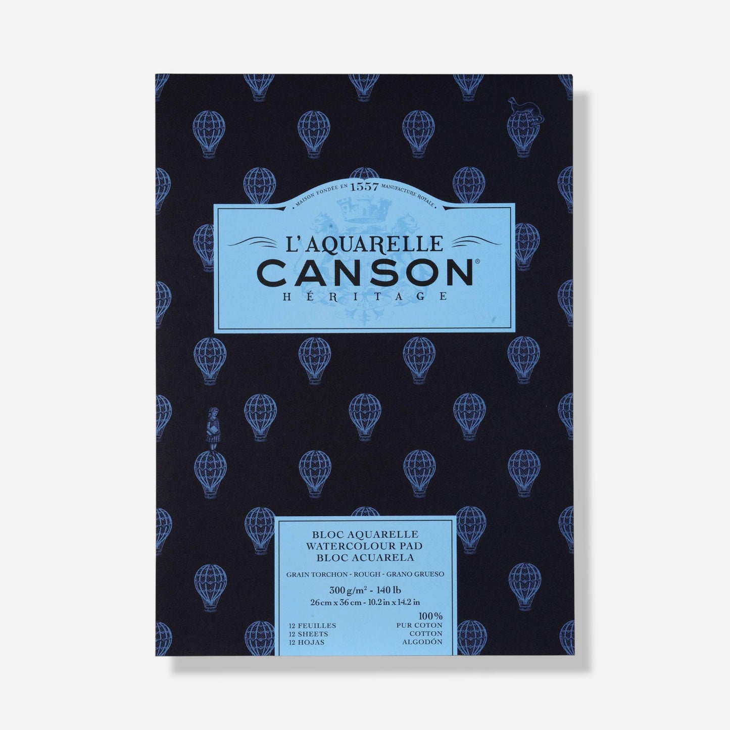 Canson Heritage 100% Cotton Watercolour A4 Pad 300gsm