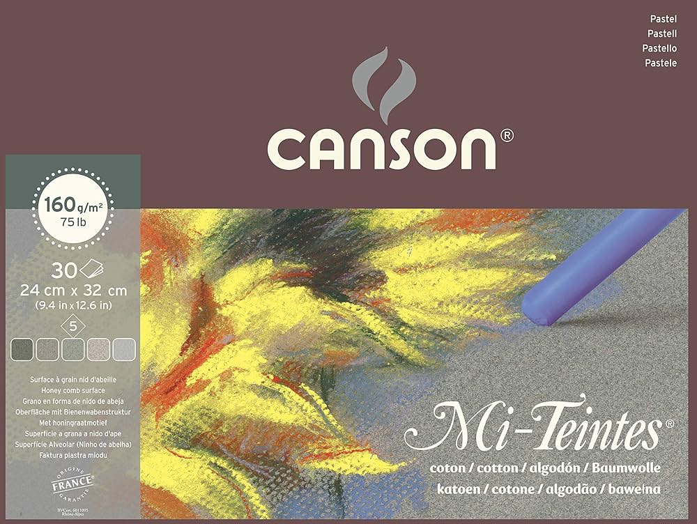Canson Mi-Teintes® Pastel 160g pad - Greys