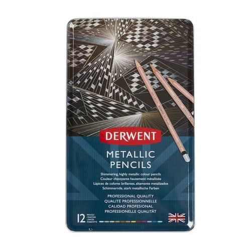 Derwent METALLIC Pencil Tin Sets