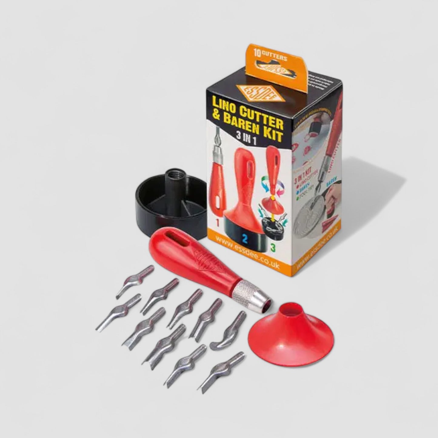 Essdee Lino Cutter and Baren Kit Set