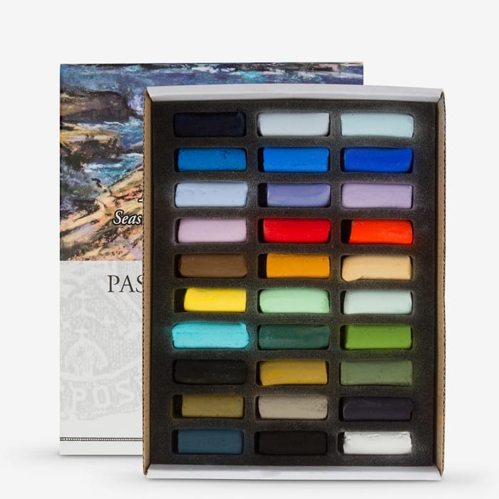 Sennelier L'Ecu Soft Pastels - Half Pastel 30 Seaside Set