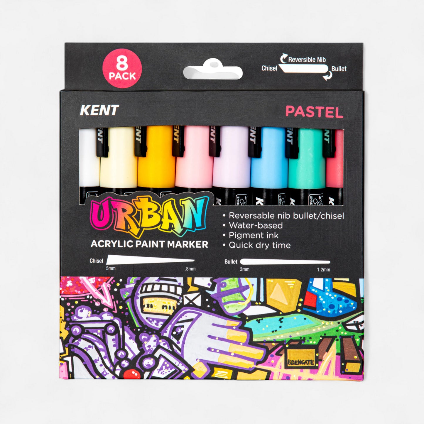 Kent Urban Acrylic Paint Marker Set 8