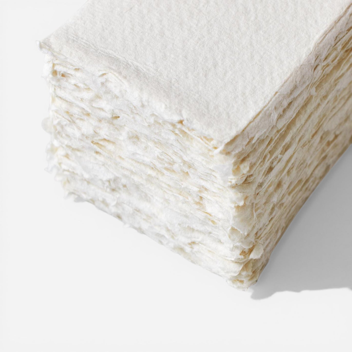 Khadi Paper Handmade 100% Cotton Sheets A8 Pack of 100