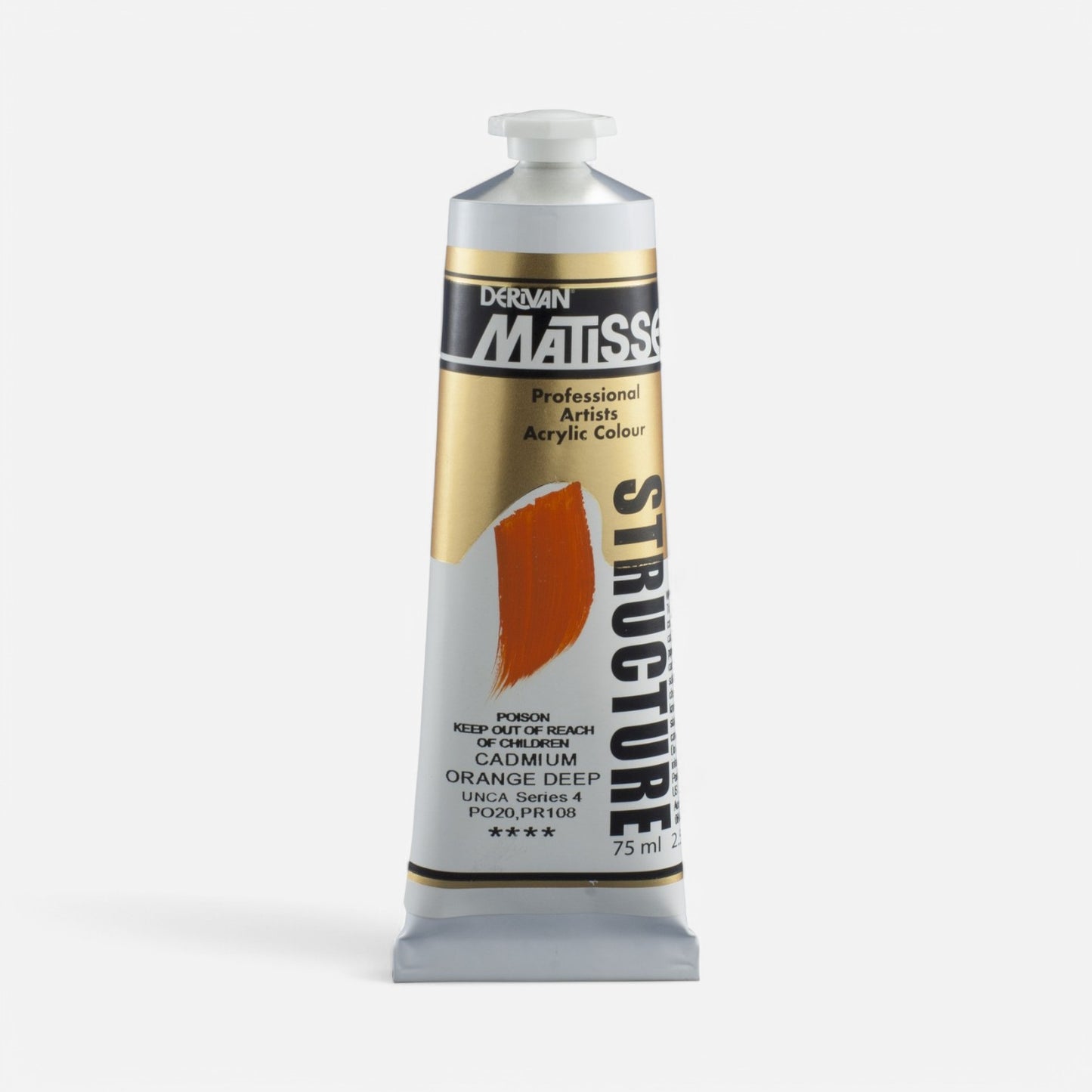 MATISSE STR 75ML Cadmium Orange Deep S4