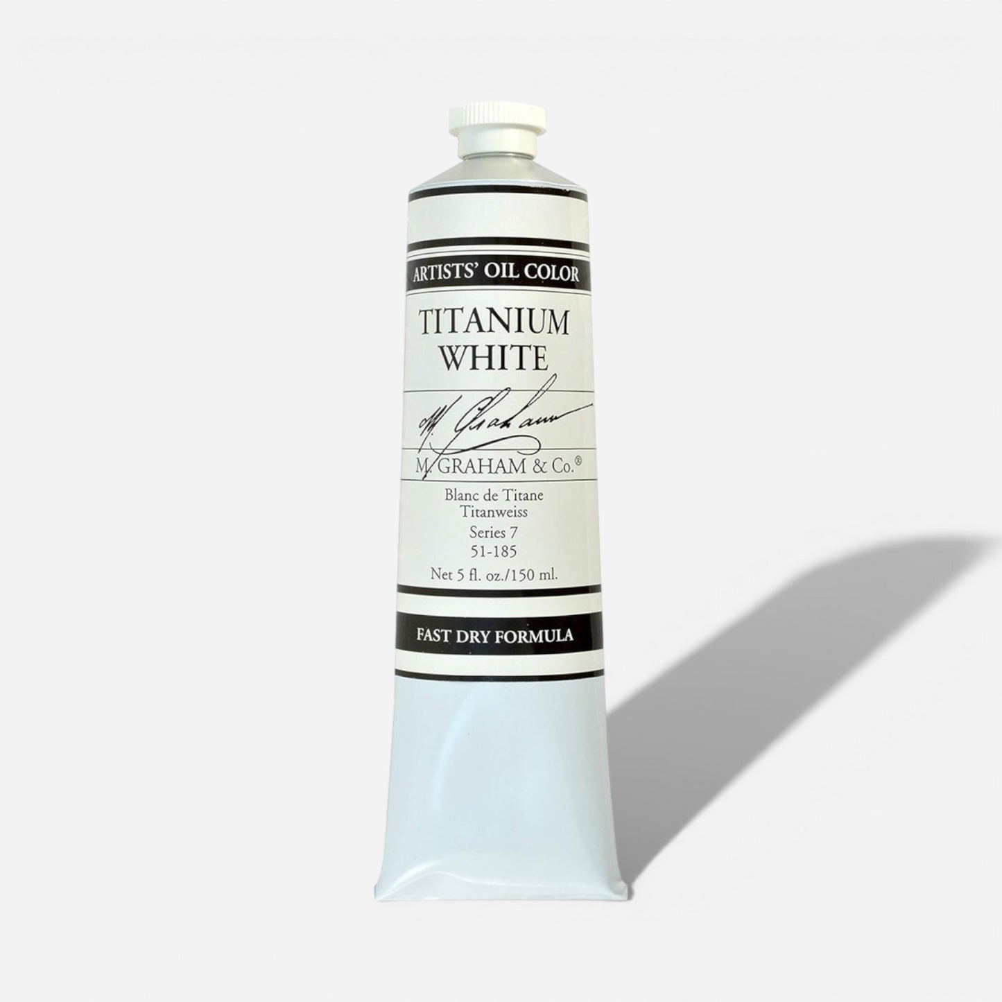 M Graham Oil Titanium White 150ml Alkyd Rapid Dry