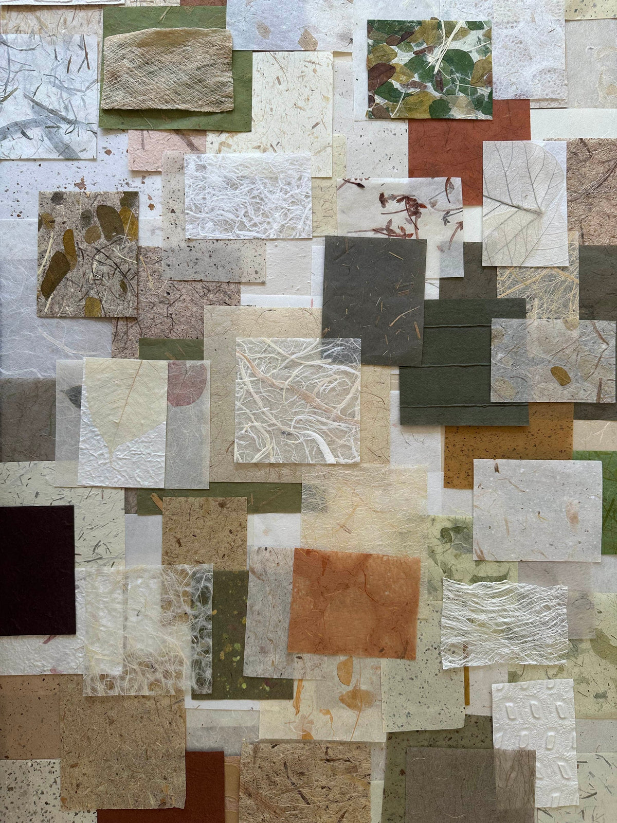 Kozo Studio Mulberry Paper Scrap Pack (100 Pieces) - Garden Grove
