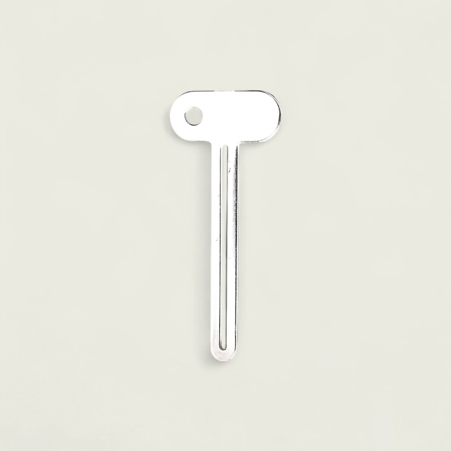 Metal paint-tube squeeze key