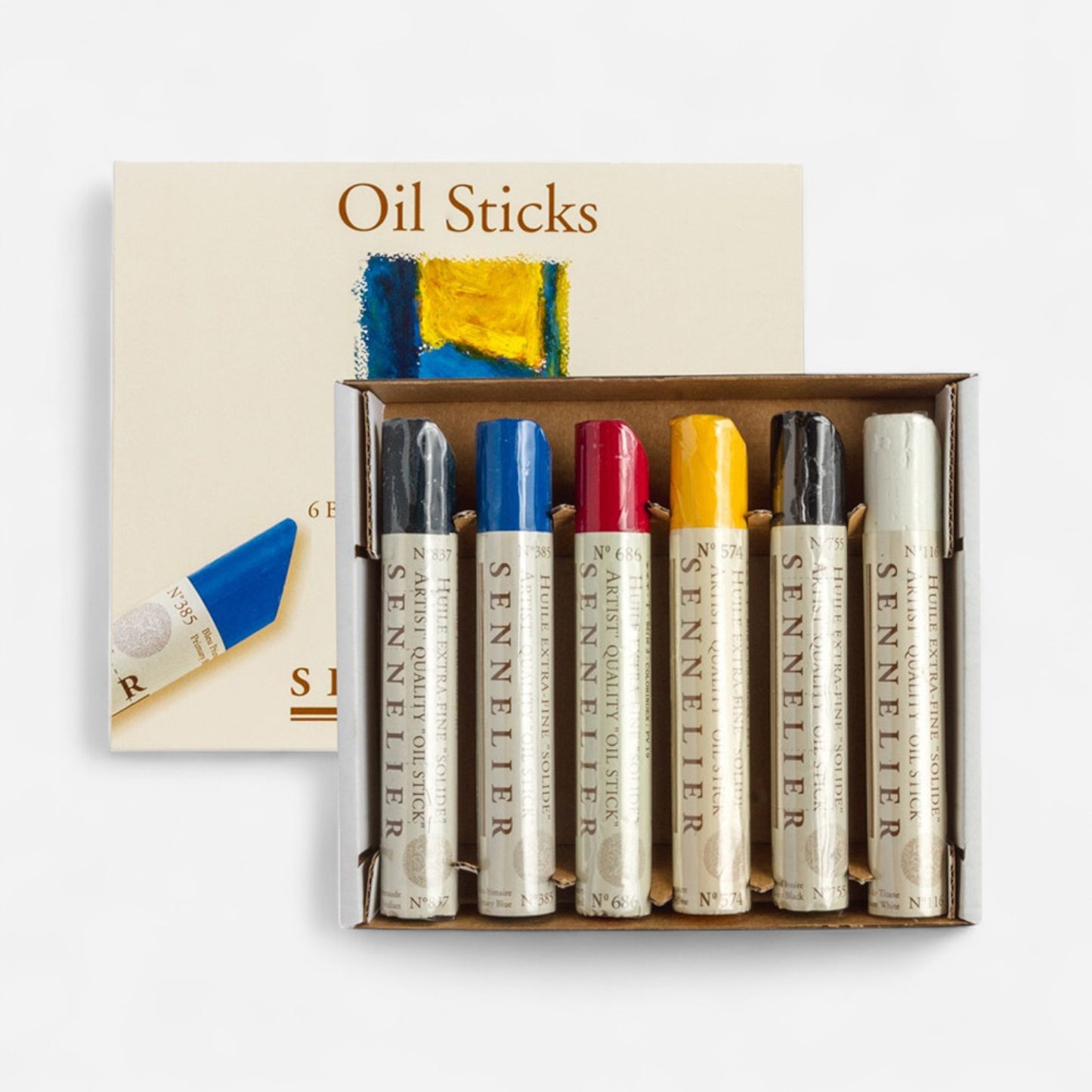 Sennelier Solid Oil Sticks Medium Set of 6
