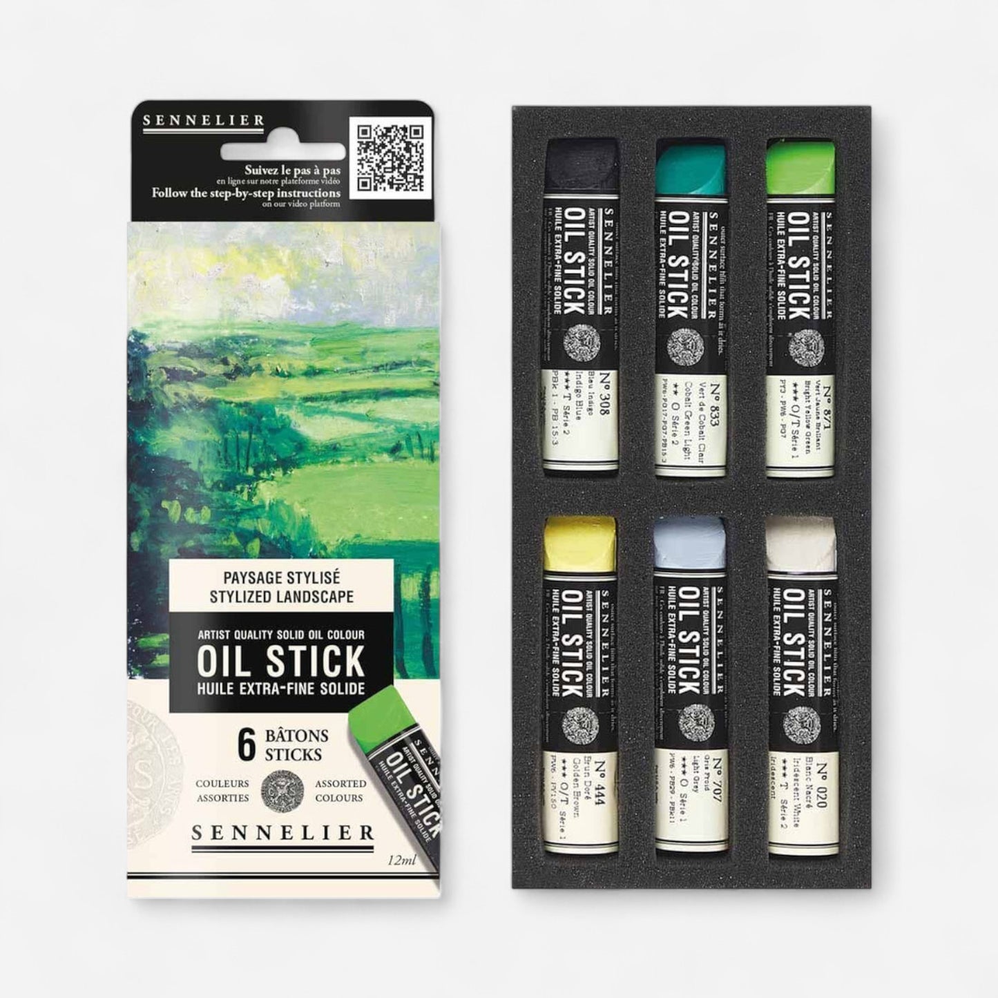 Sennelier Solid Oil Sticks Mini Set of 6