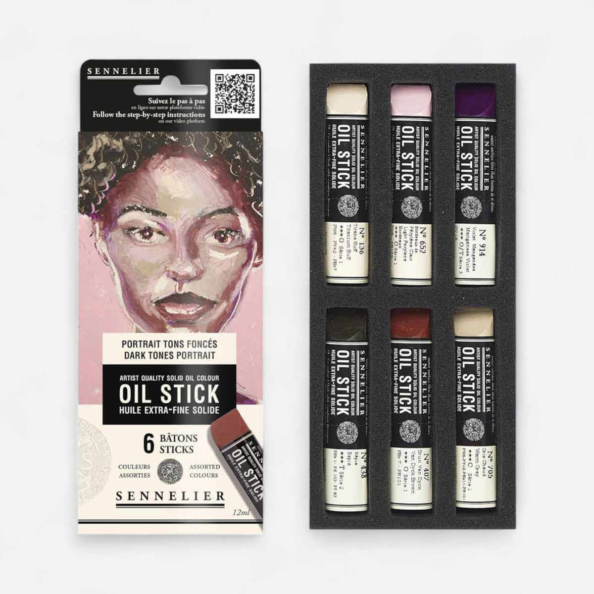 Sennelier Solid Oil Sticks Mini Set of 6