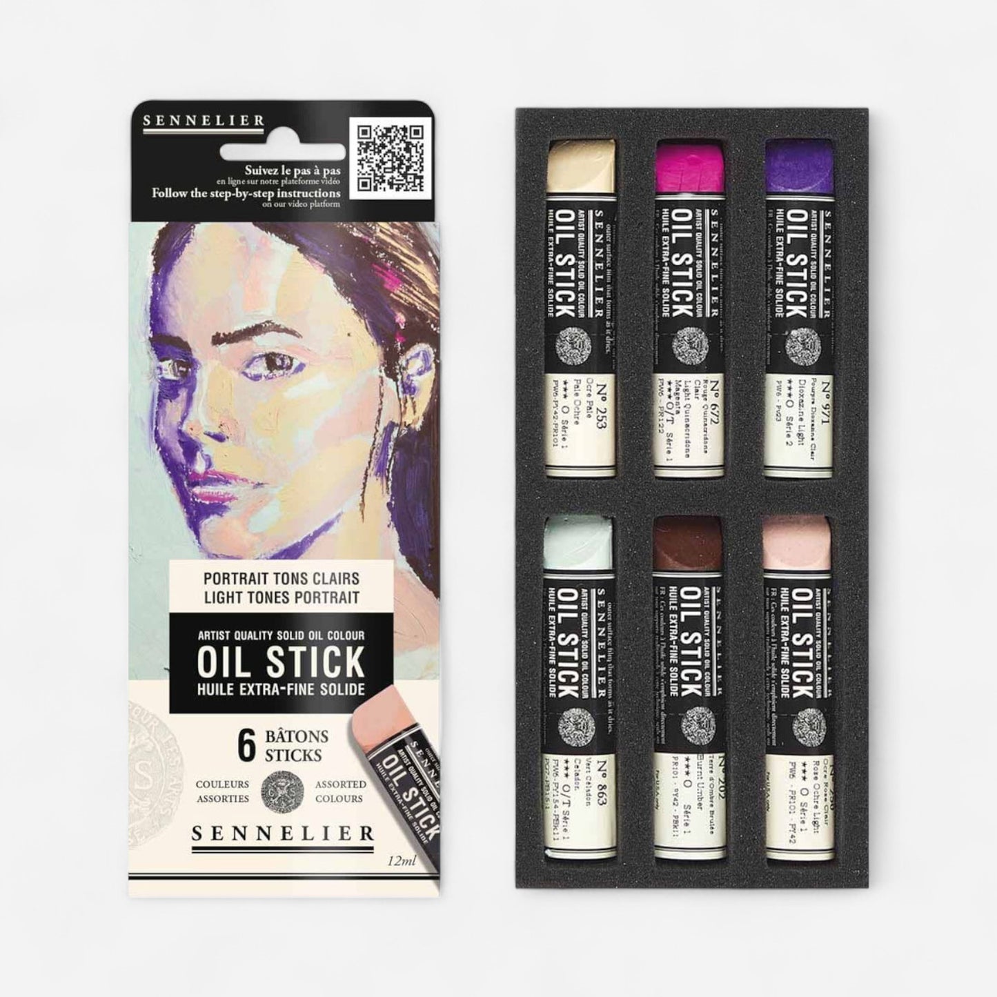Sennelier Solid Oil Sticks Mini Set of 6