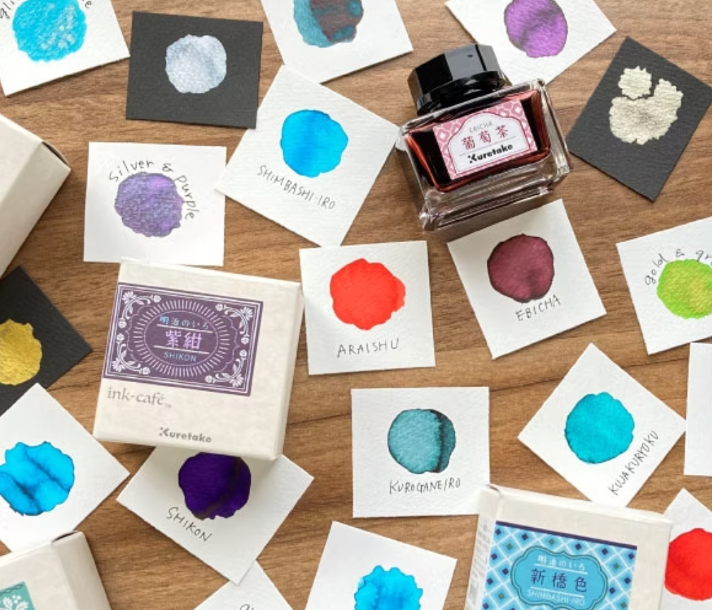 Kuretake Ink-cafe™️ MEJI NO IRO Series - EBICHA