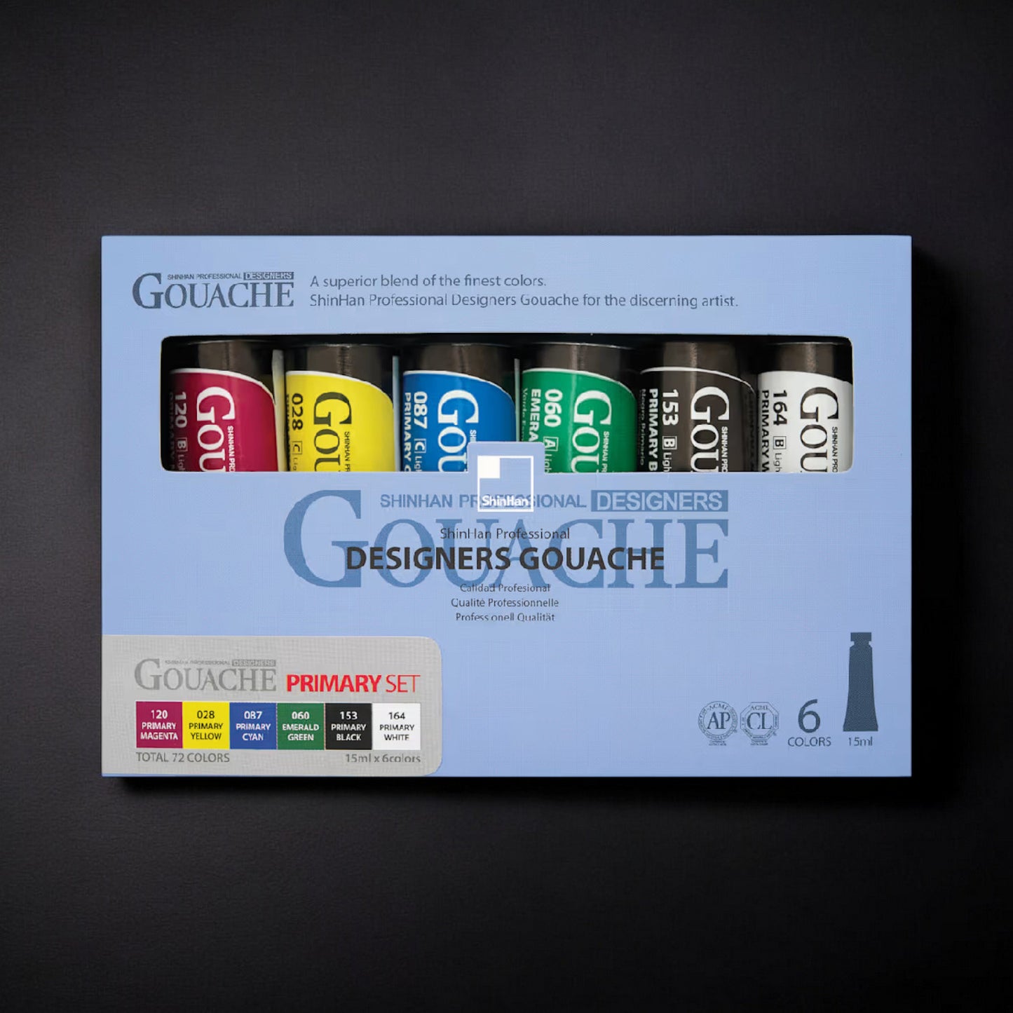 ShinHan Professional Designers Gouache Set of 6