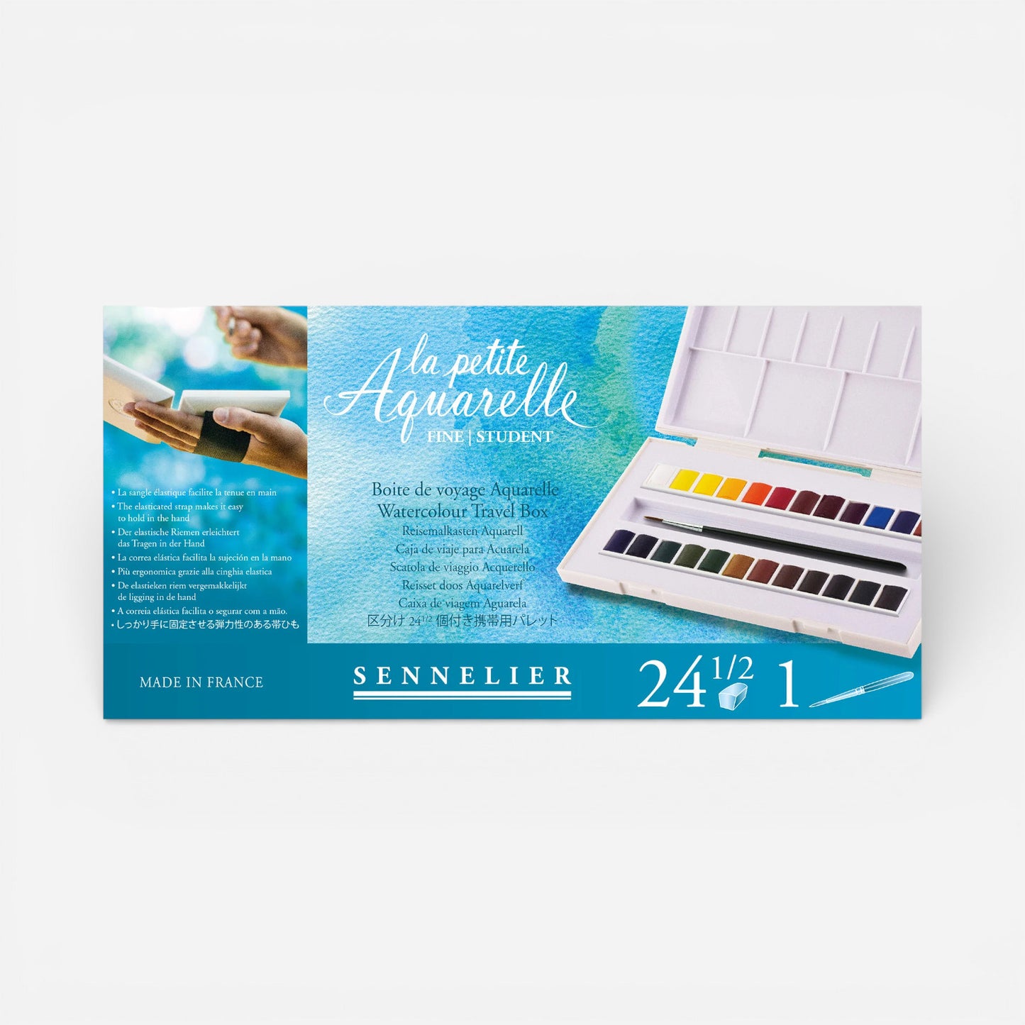 Sennelier La Petite Aquarelle Watercolour Travel Box
