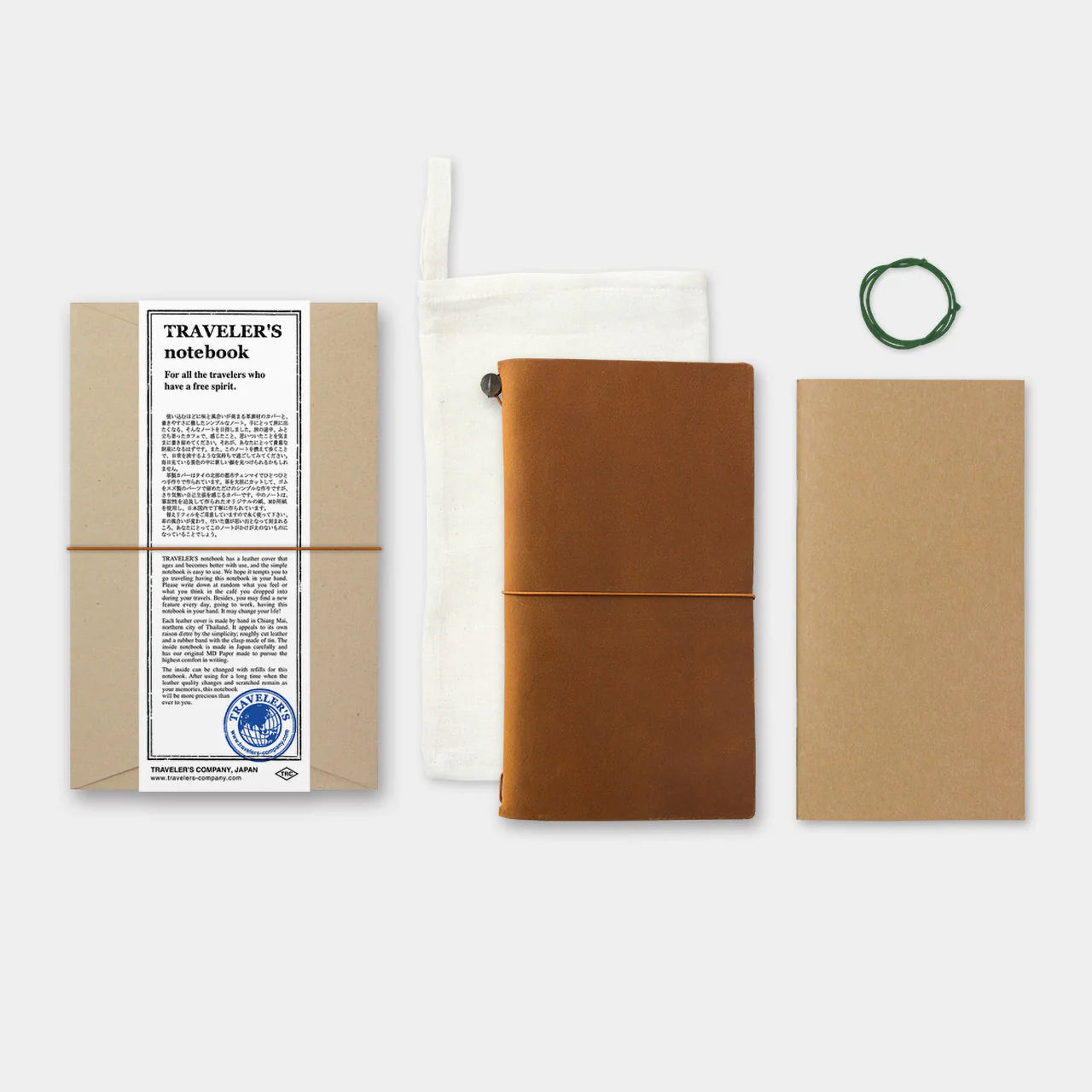 Traveller's Co. Leather Notebook Set