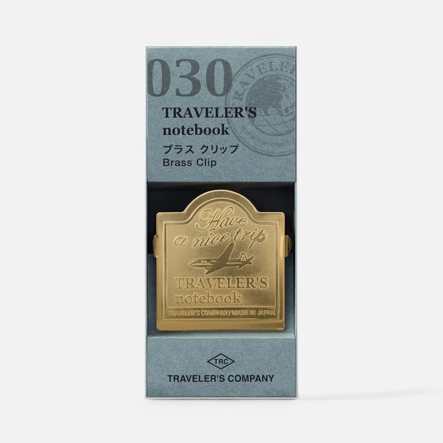 Traveler's Co Notebook Brass Clip - Airline