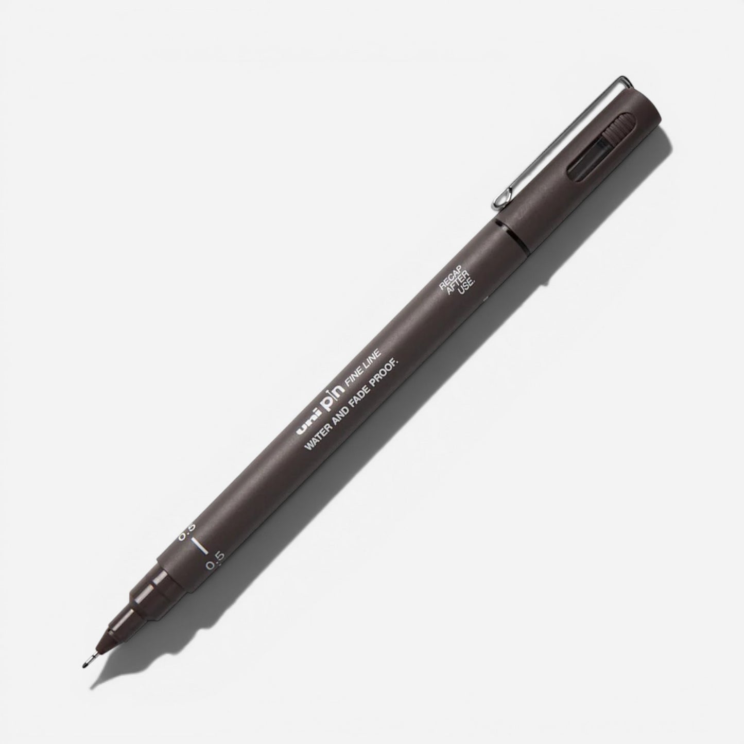 Uni Pin Fineliners Permanent Dark Grey