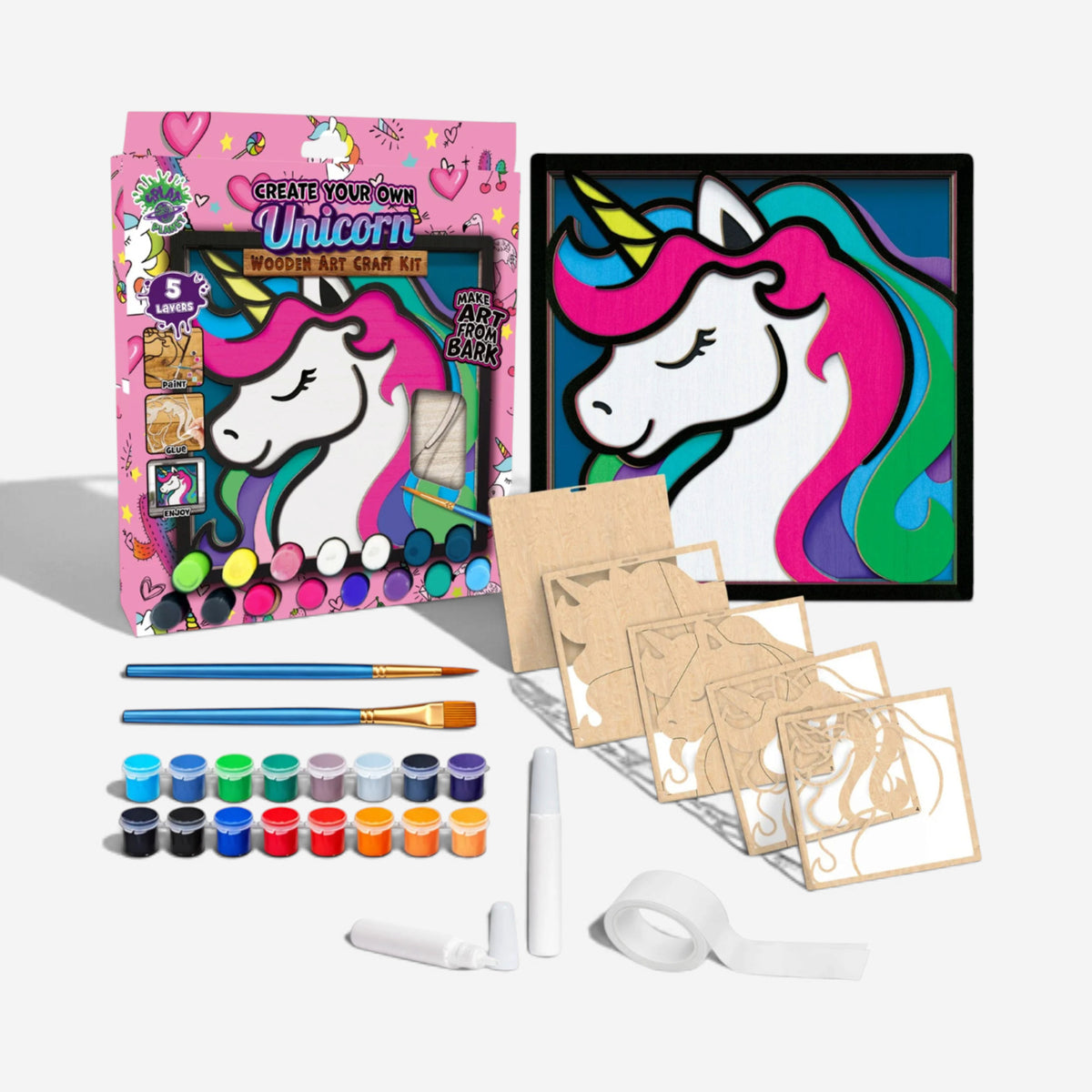 Splat Planet Wooden Art Craft Kit