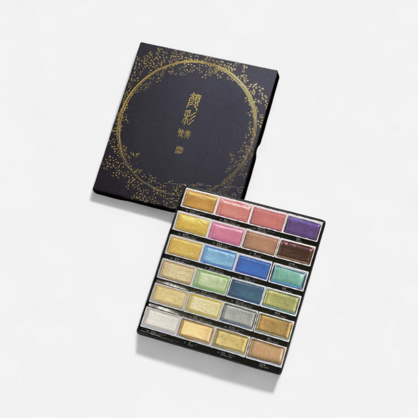 Kuretake GANSAI TAMBI 24 Metallic Watercolour Set II - Special Edition Packaging