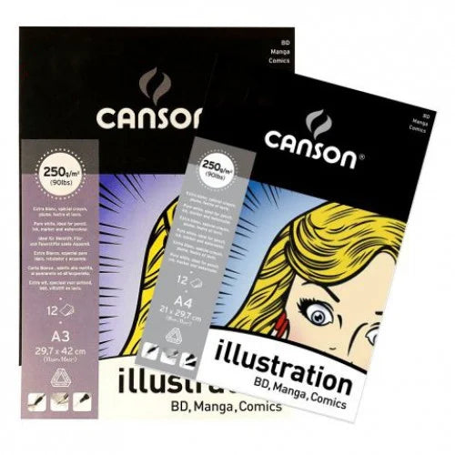 Canson Illustration Manga Pad A3 250g
