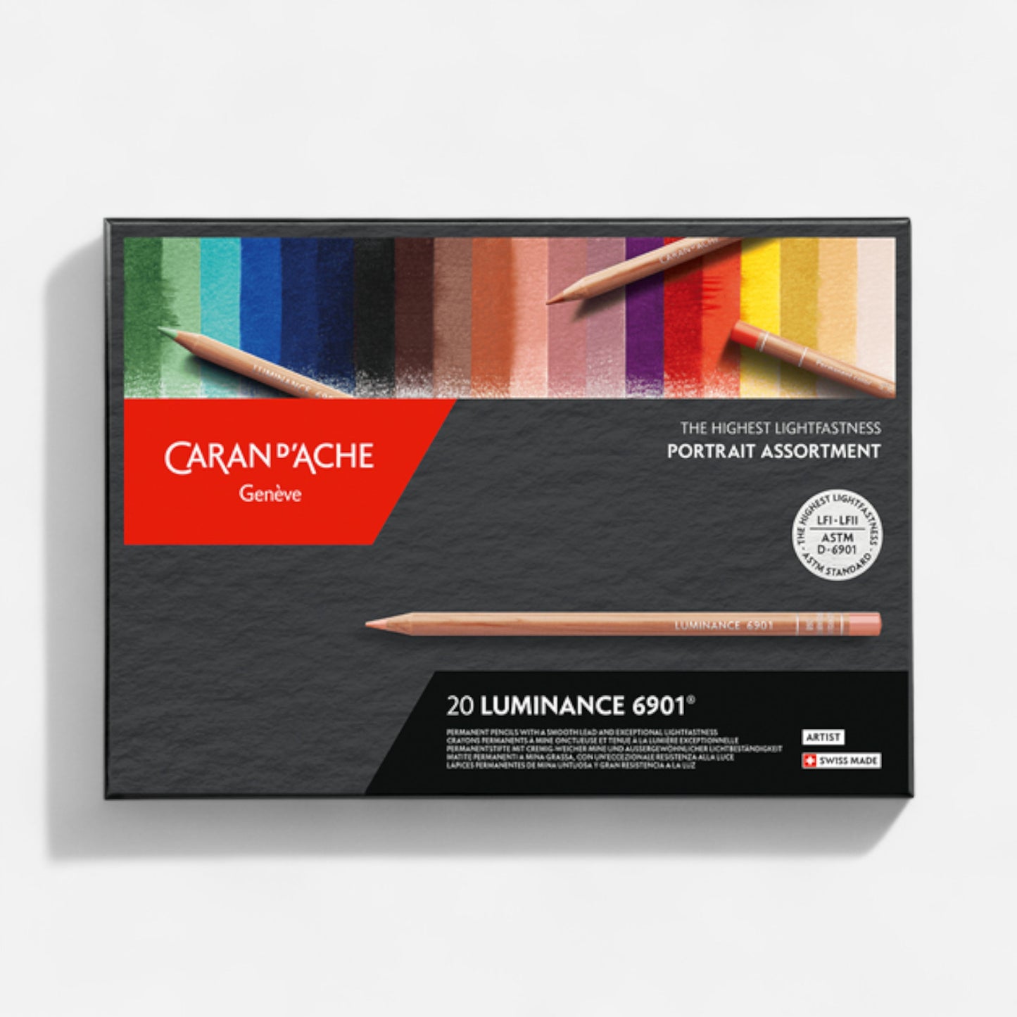 Caran d'Ache Luminance 6901™️ Colour Pencil Set 20 - Portraits