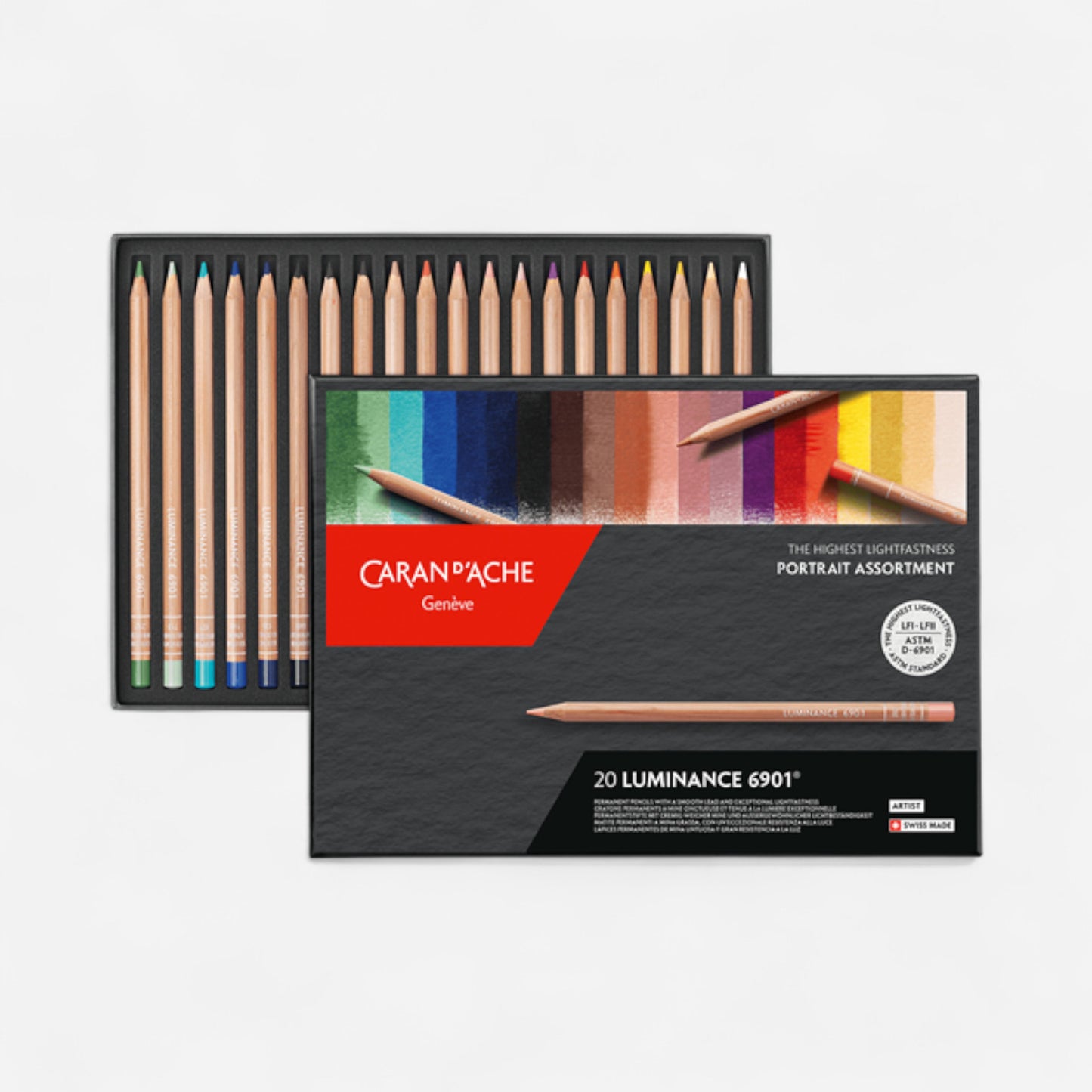 Caran d'Ache Luminance 6901™️ Colour Pencil Set 20 - Portraits