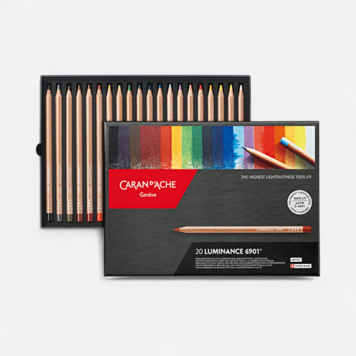 Caran d'Ache Luminance 6901™️ Colour Pencil Set 20