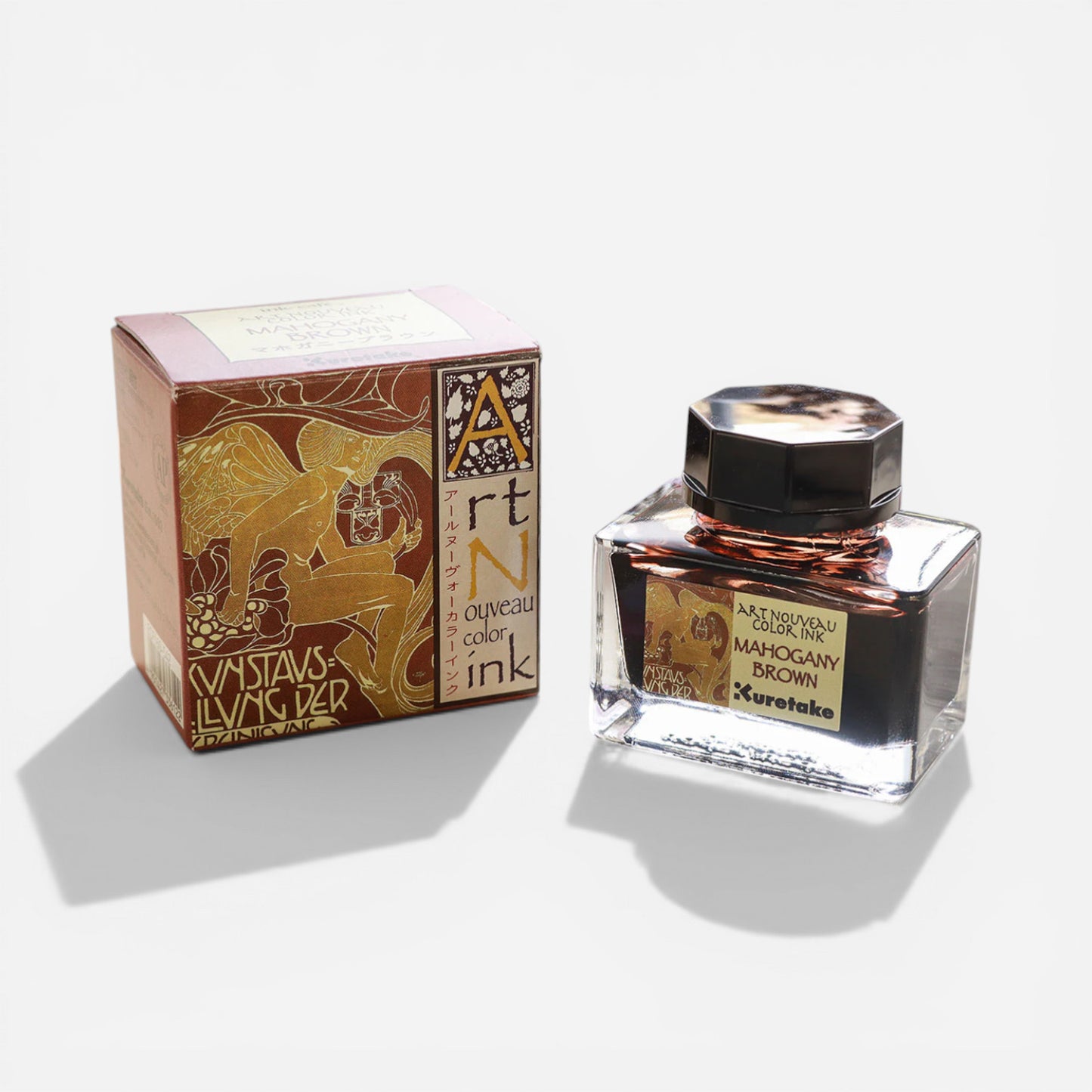 Kuretake Ink-cafe™️ ART NOUVEAU - Mahogany Brown