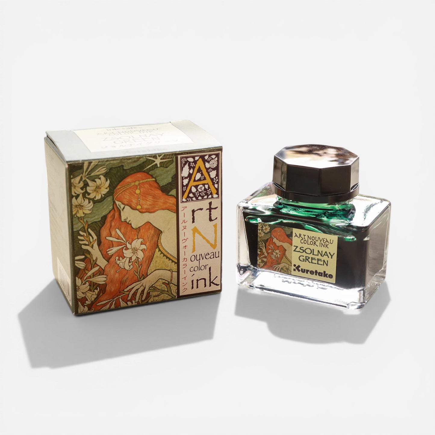 Kuretake Ink-cafe™️ ART NOUVEAU - Zsolnay Green