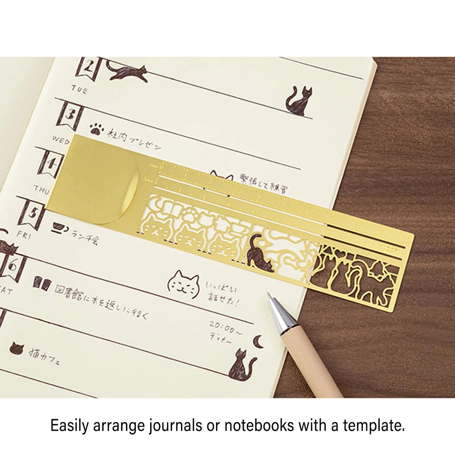 Midori® Metal Clip Ruler