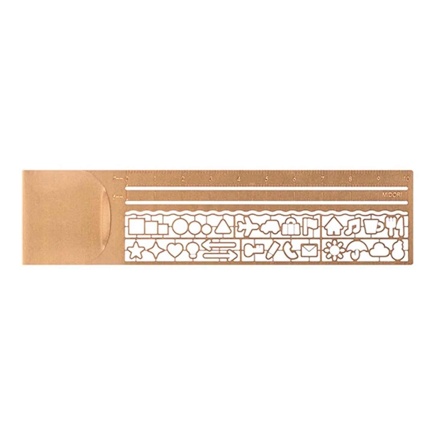 Midori® Metal Clip Ruler