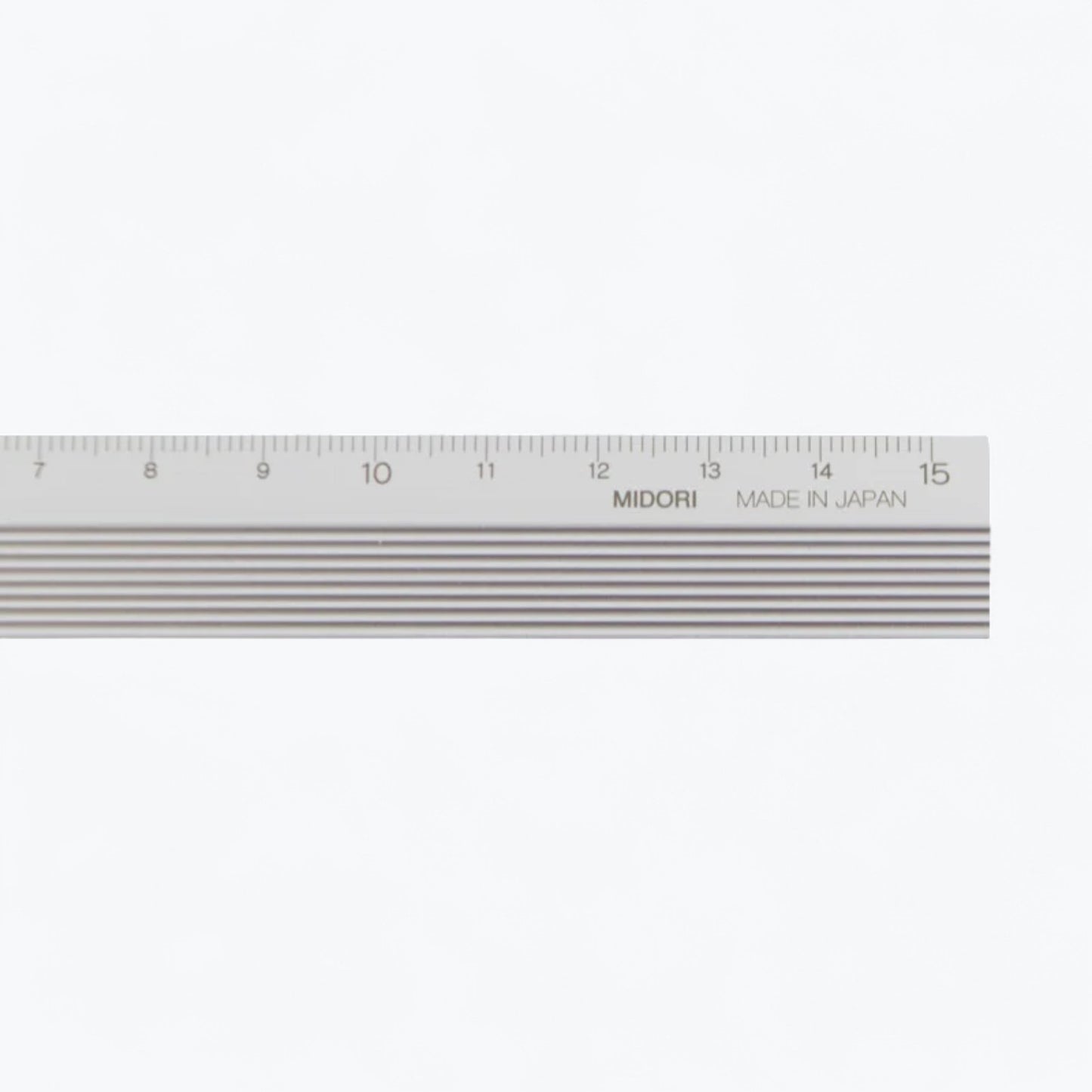 Midori® Aluminium 15cm Ruler Silver
