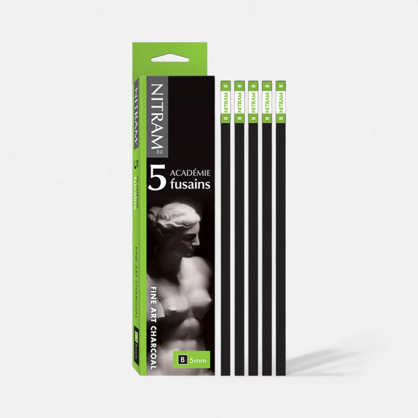 Nitram™ Académie Fusain 5mm Fine Art Charcoal