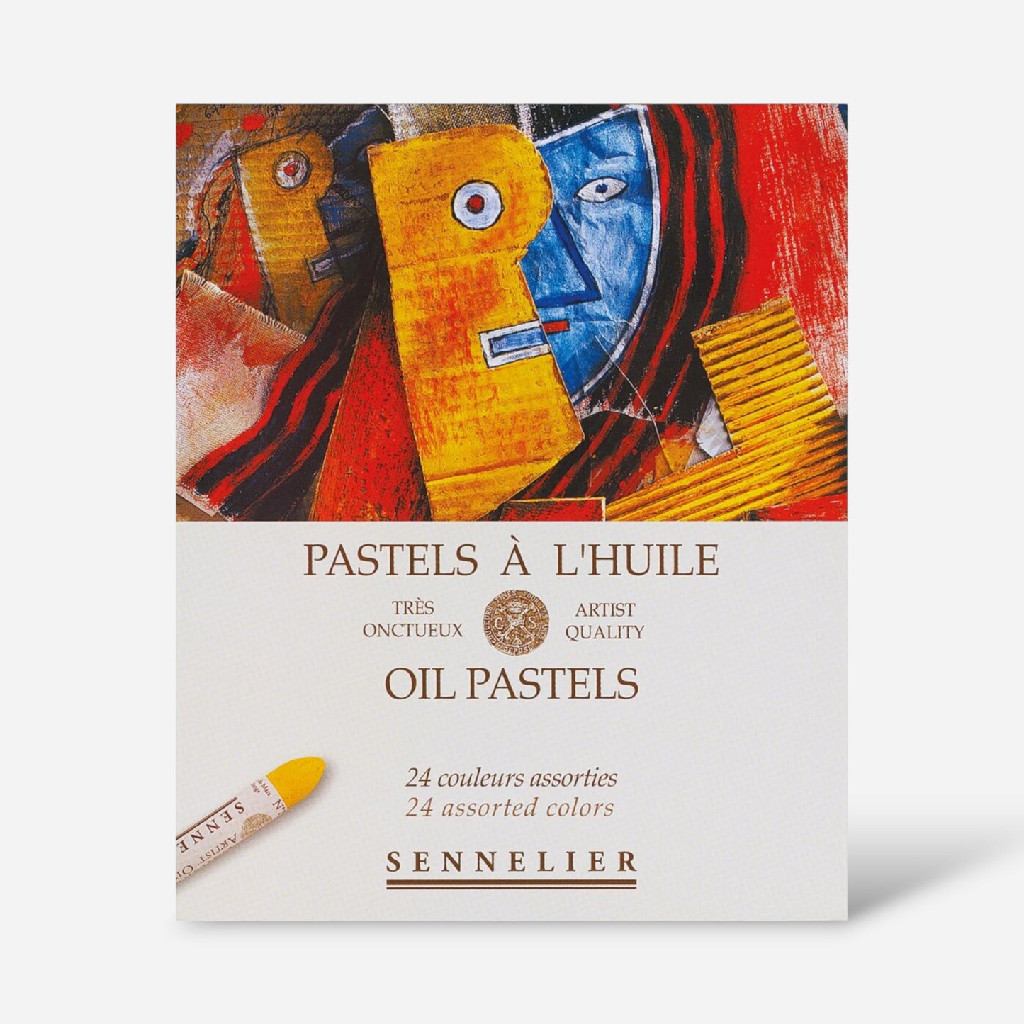 Sennelier Solid Oil Pastels 24 Assorted Colours