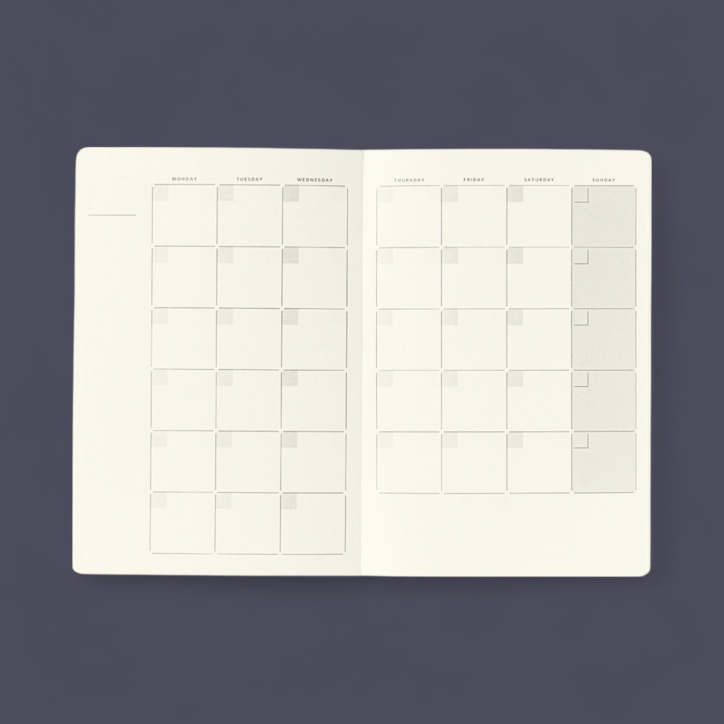 Midori® Yuru Log Notebook 18 Month Diary B6