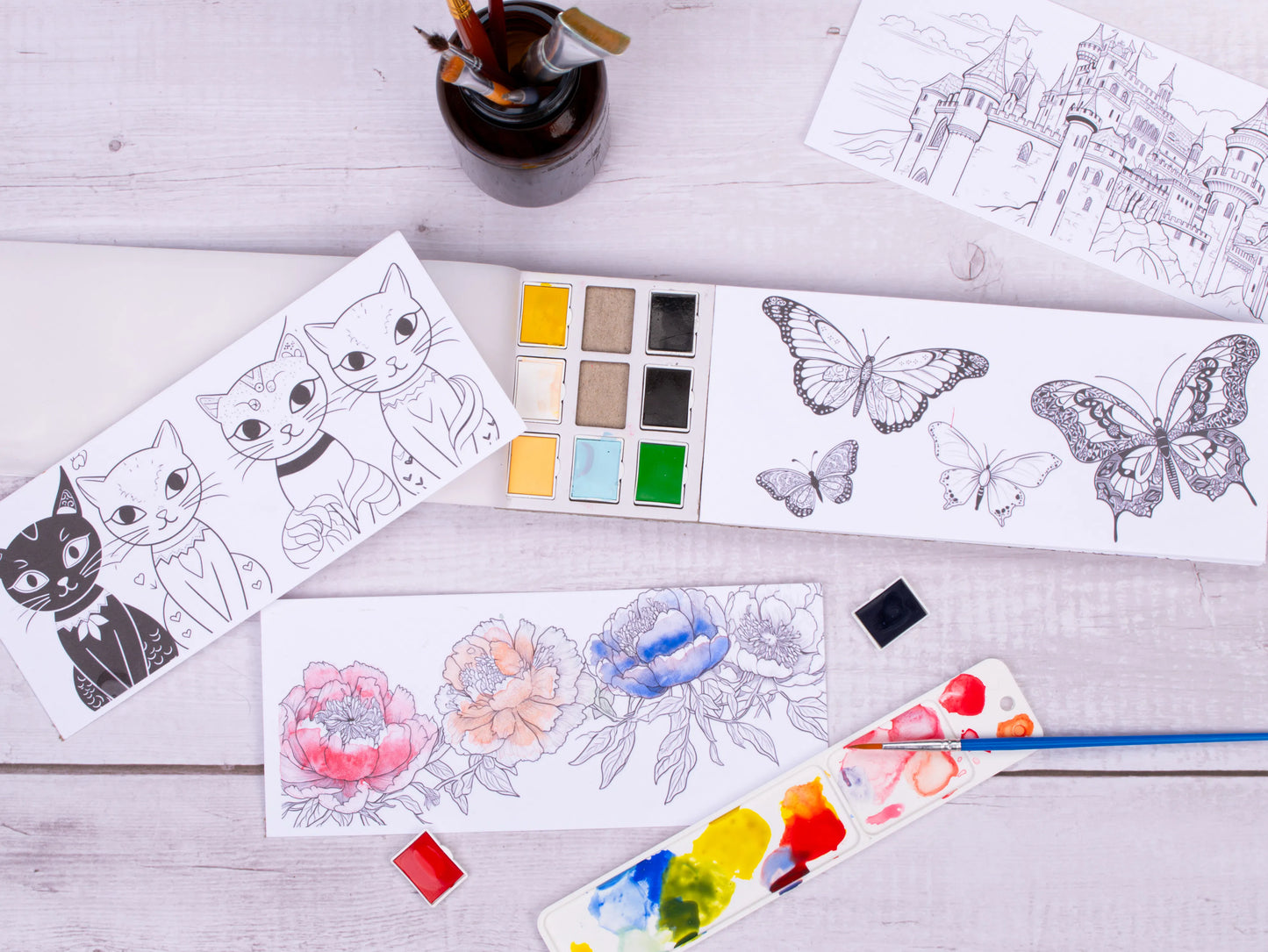 Jasco Watercolour Painting Card Sets