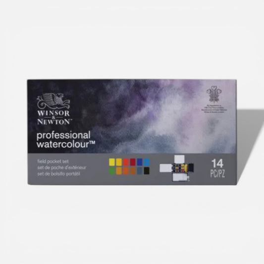 Winsor & Newton Professional Watercolour Field Pocket Set 12