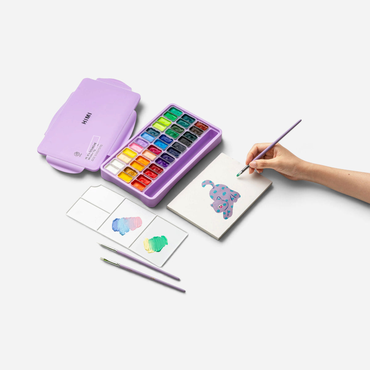 HIMI Gouache Jelly Twin Cup Set